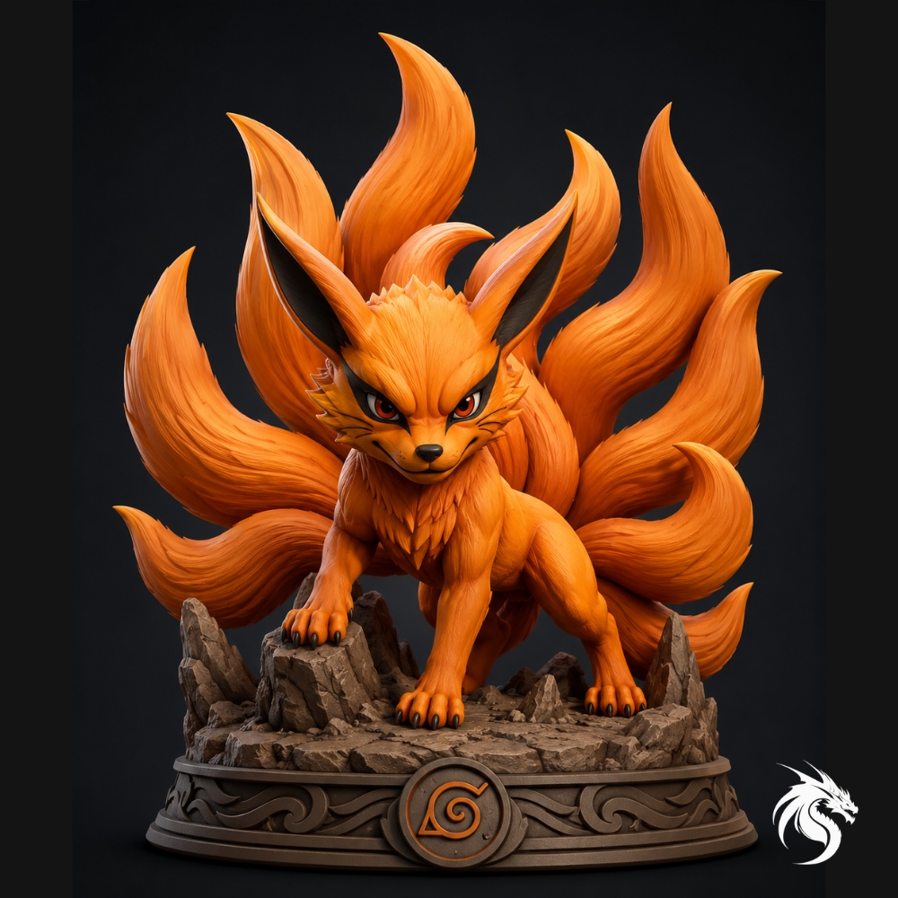 Kurama STL model preview